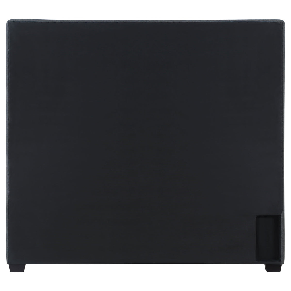 Bowfield Upholstered  Panel Bed Charcoal