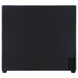 Bowfield Upholstered  Panel Bed Charcoal