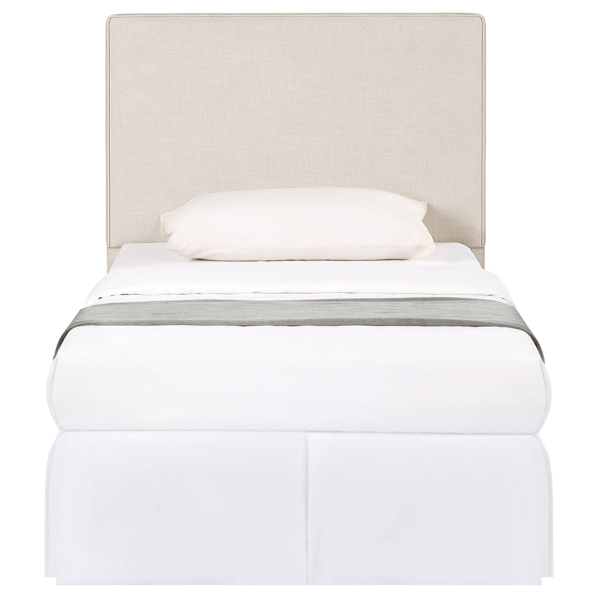 Kosmo Upholstered King Panel Headboard Sand