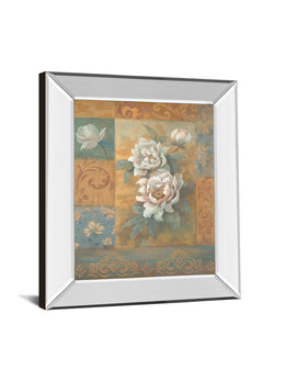 Mirrored Frame Pam'S Poppies By Vivian Flasch 22X26 Mirror Frame Print