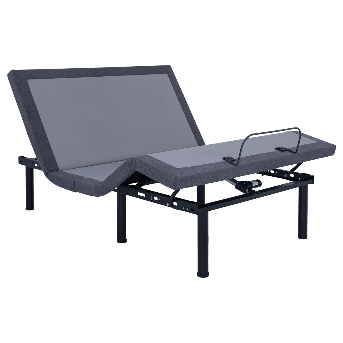 Clara Adjustable Bed Base Grey and Black