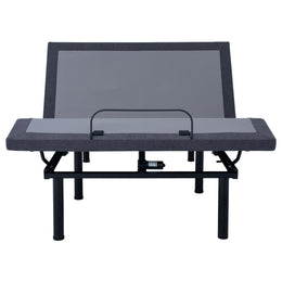 Negan Adjustable Bed Base Grey and Black