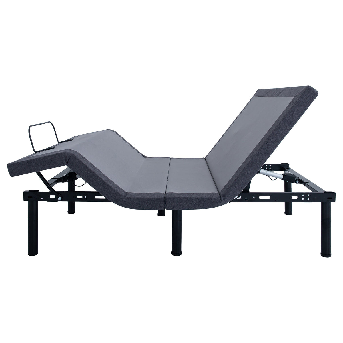 Negan Adjustable Bed Base Grey and Black