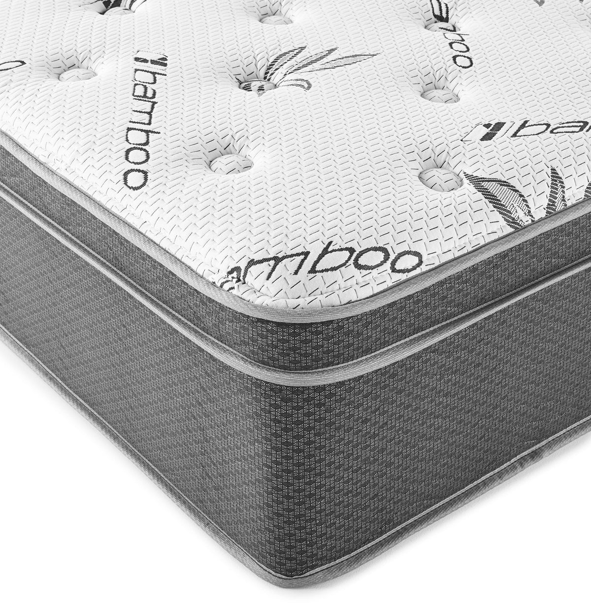 Sommet 13-inch  Bamboo Euro Top Memory Foam Hybrid Mattress
