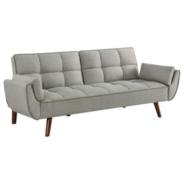 Caufield Upholstered Convertible Sofa Bed Turquoise Blue