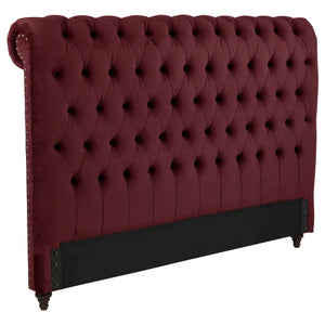Devon 57-inch Upholstered California King Headboard Beige