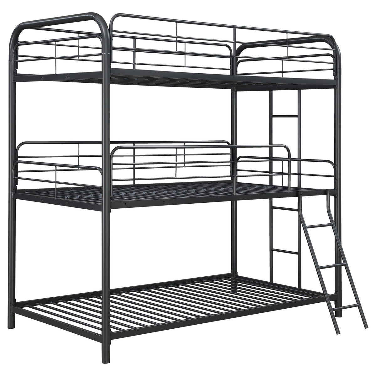 Garner Metal  Triple Bunk Bed Gunmetal