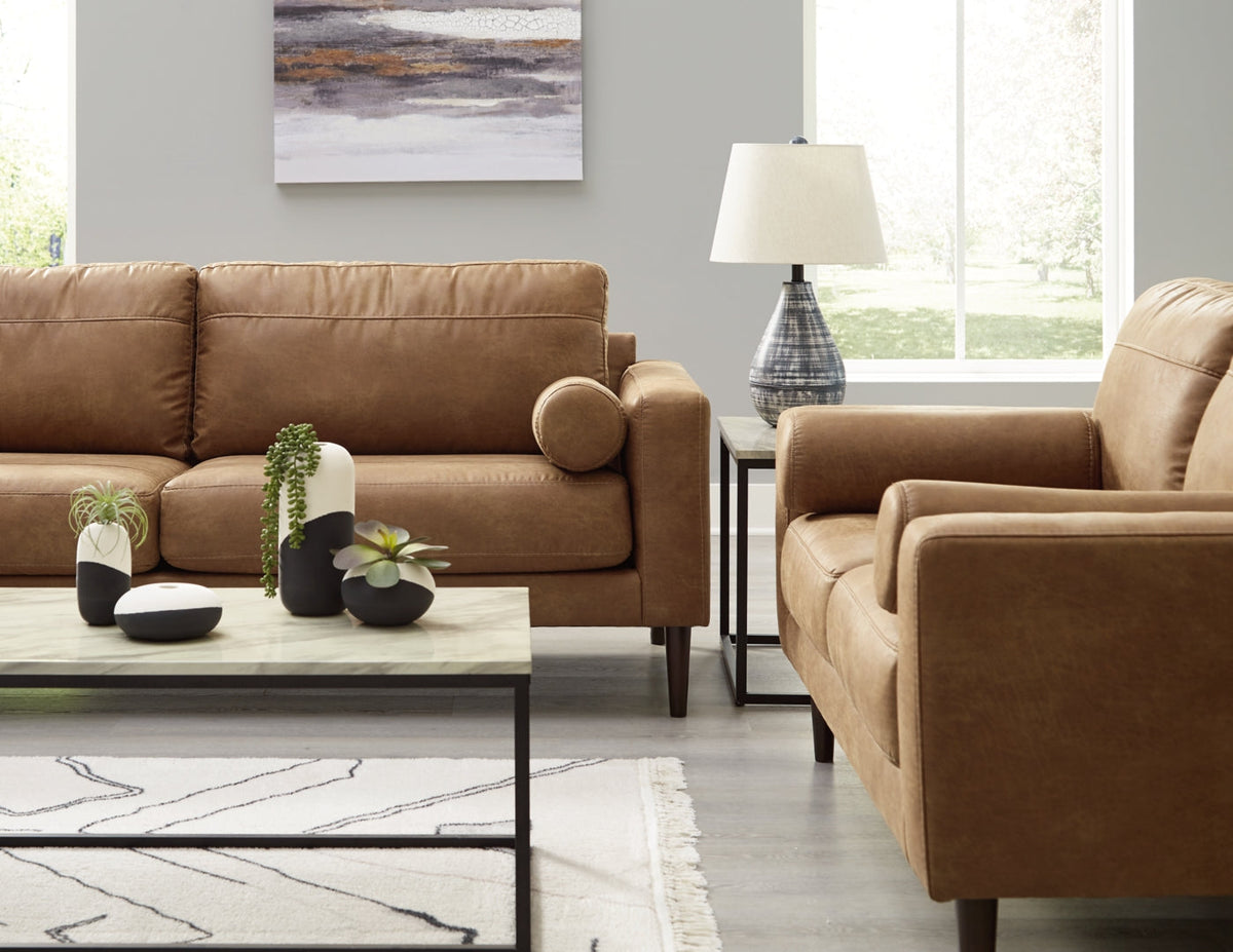 Telora Sofa, Loveseat, Chair and Ottoman