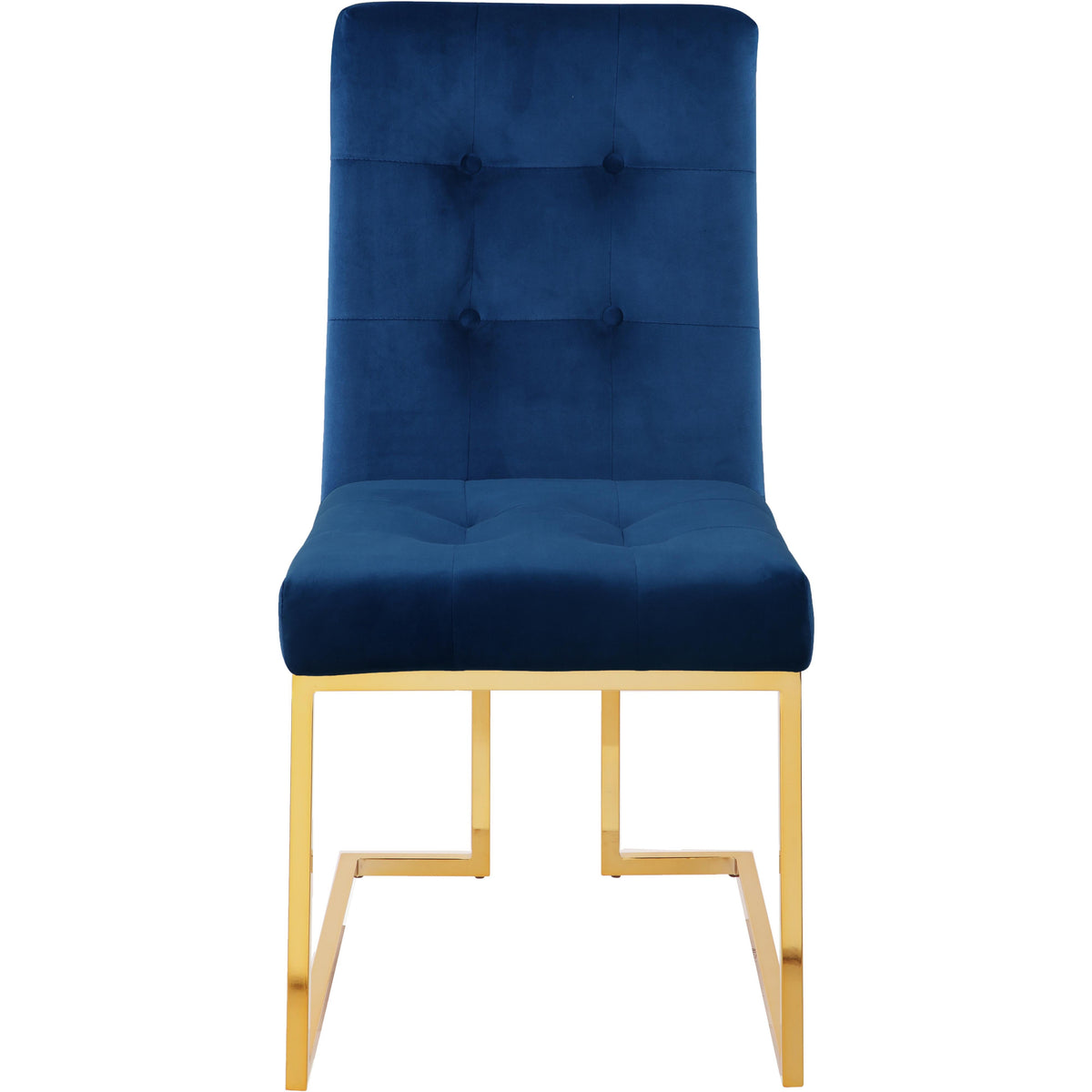 Meridian Pierre Navy Velvet Dining Chair