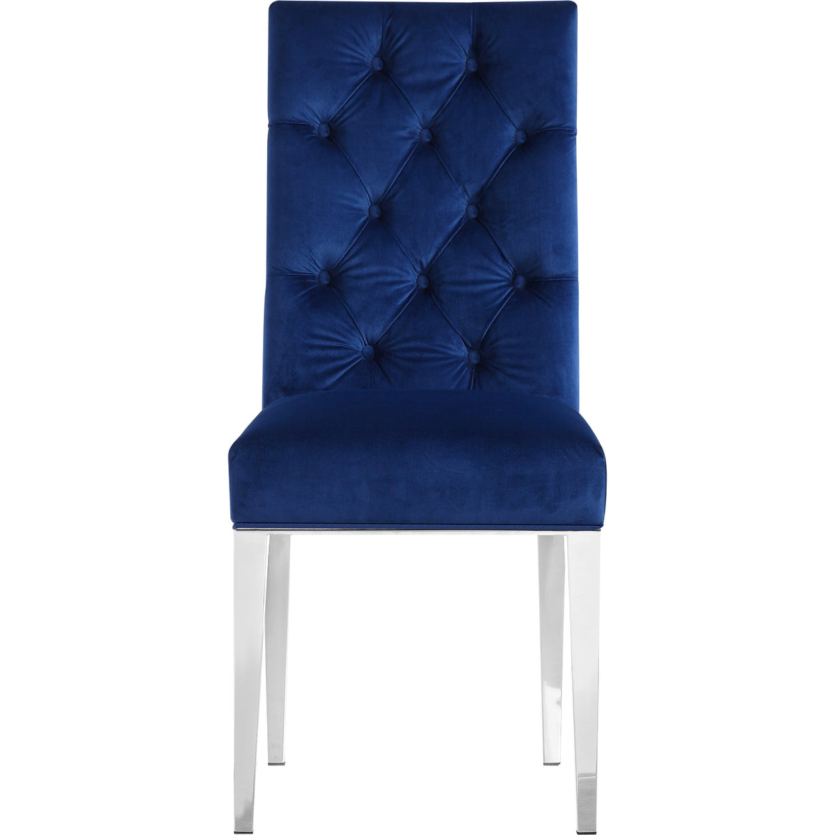 Meridian Juno Navy Velvet Dining Chair