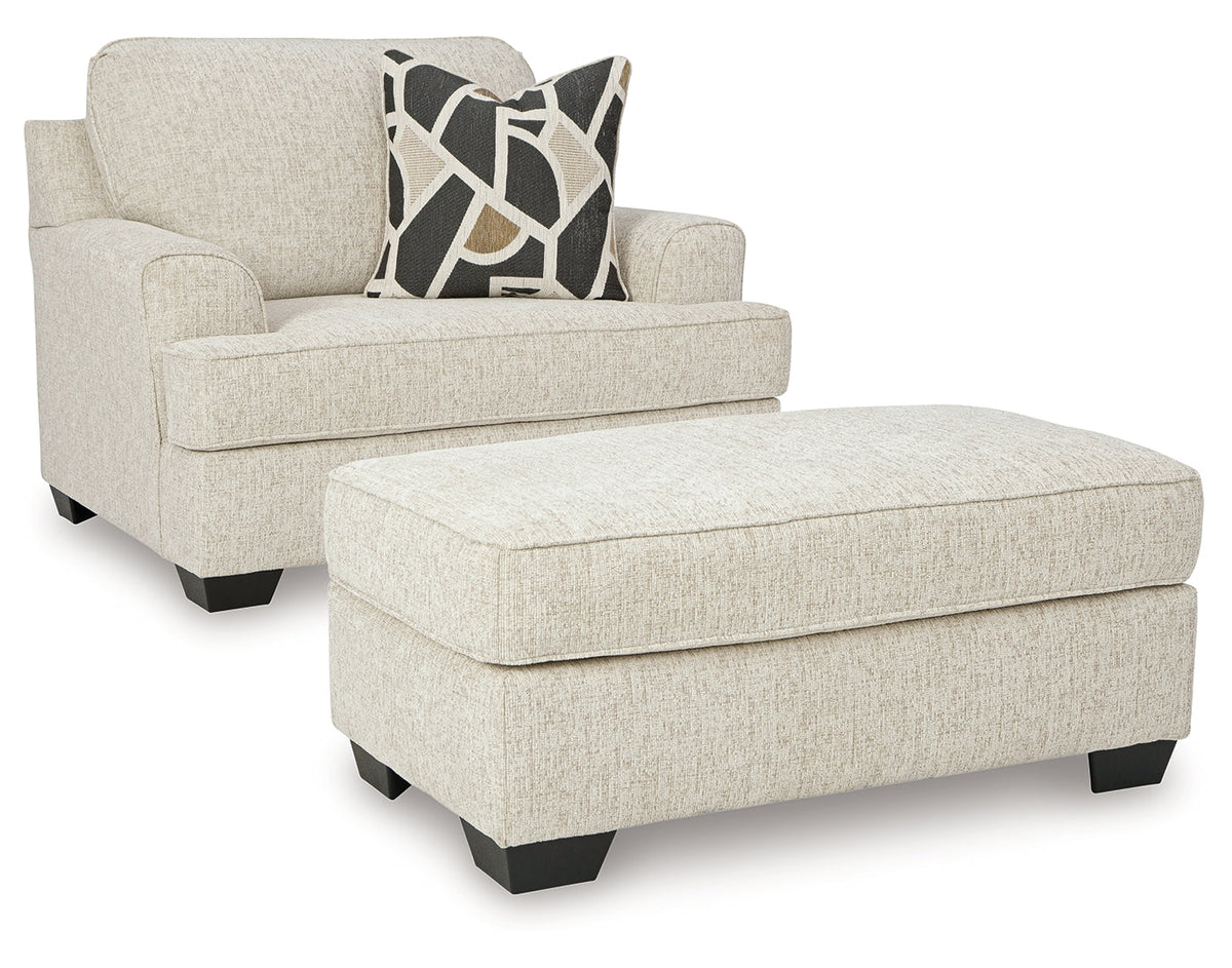 Heartcort Chair and Ottoman