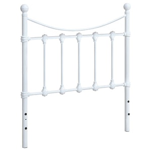Marie Metal  Open Frame Headboard White