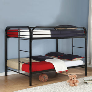Morgan Metal  Over  Bunk Bed Black