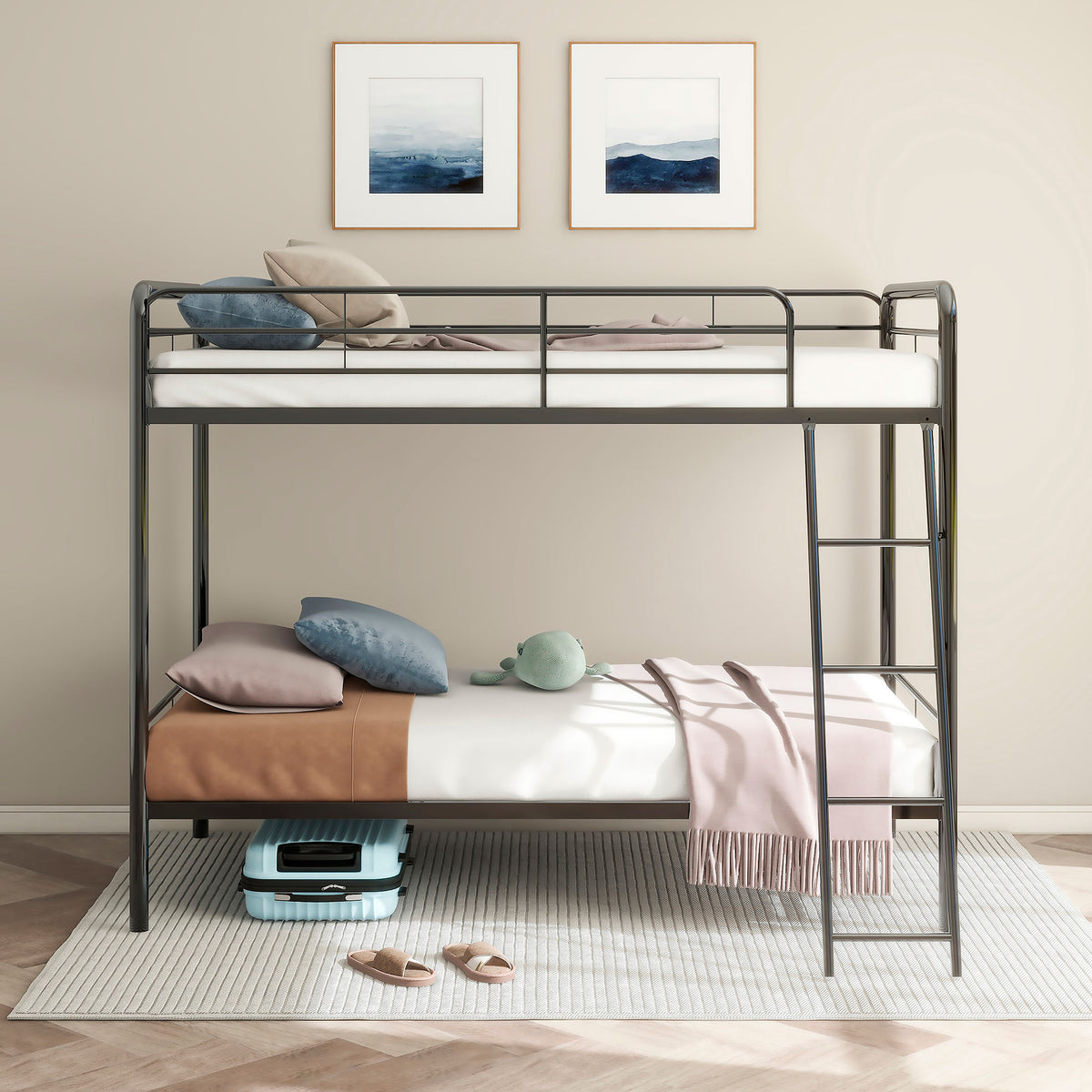 Carson Metal  Bunk Bed Glossy