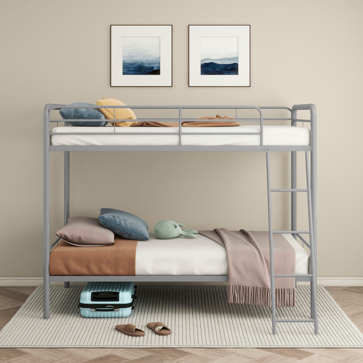 Carson Metal  Bunk Bed Glossy