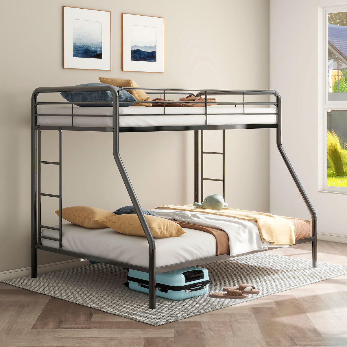 Carson Metal  Bunk Bed Glossy