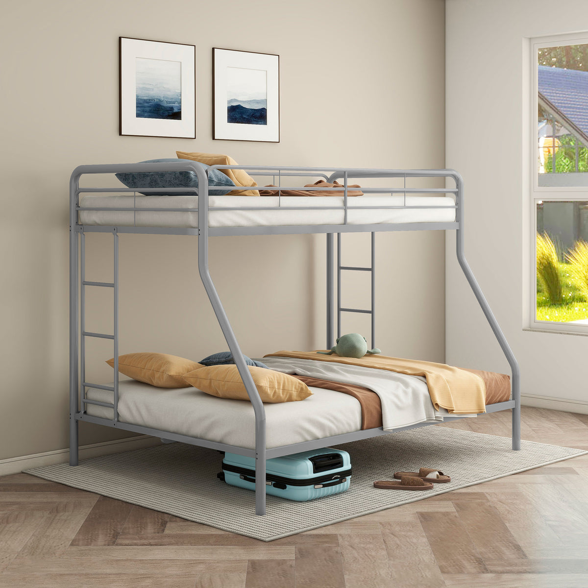 Carson Metal  Bunk Bed Glossy