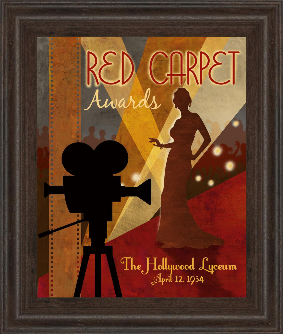 Red Carpet Awards By Conrad Knutsen 22X26 Framed Print