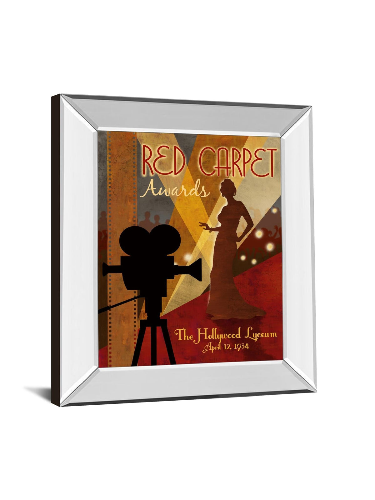 Mirrored Frame Red Carpet Awards By Conrad Knutsen 22X26 Mirror Frame Print