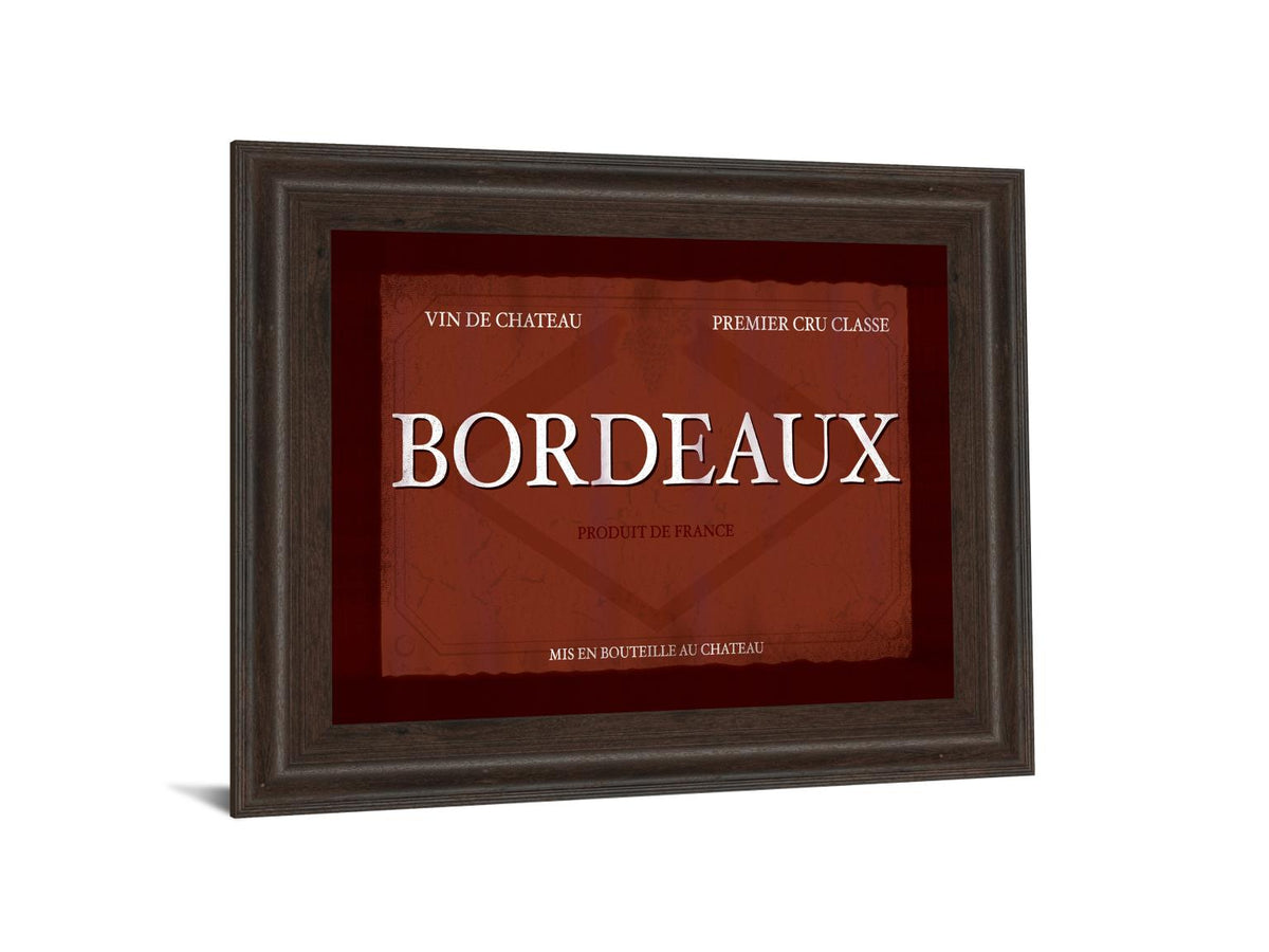 Bordeaux By Paola Viveiros 22X26 Framed Print