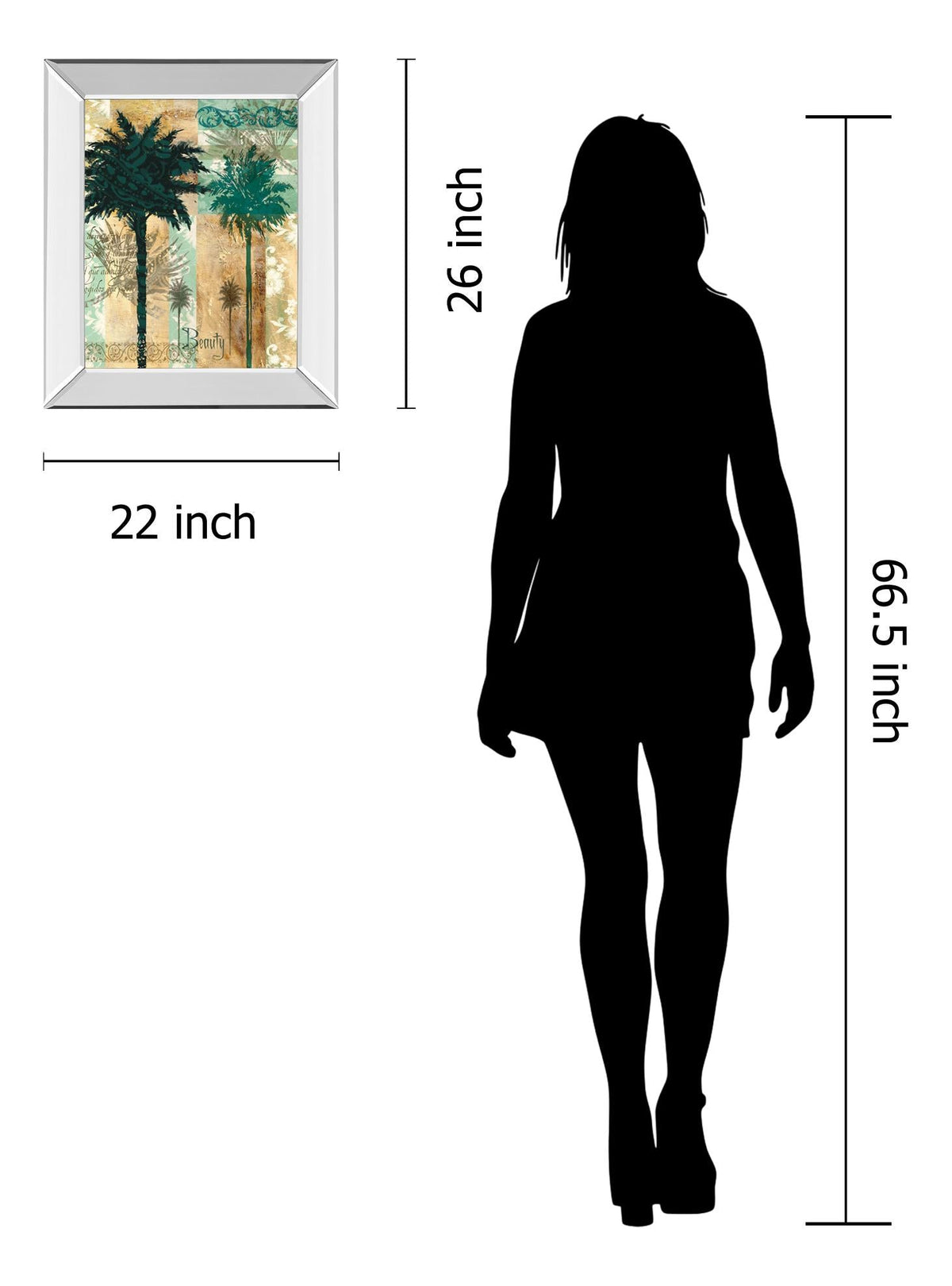 Mirrored Frame Promotional Line 22X26 22X26 Mirror Frame Print