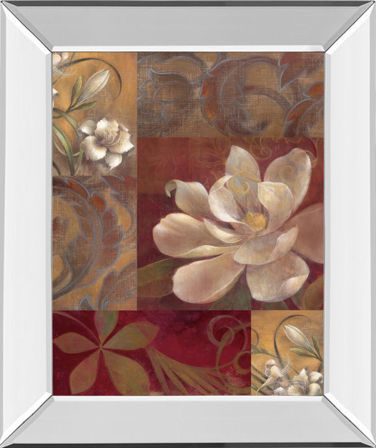 Mirrored Frame Variety Of Style Ii By Elaine Vollherbst-Lane 22X26 Mirror Frame Print