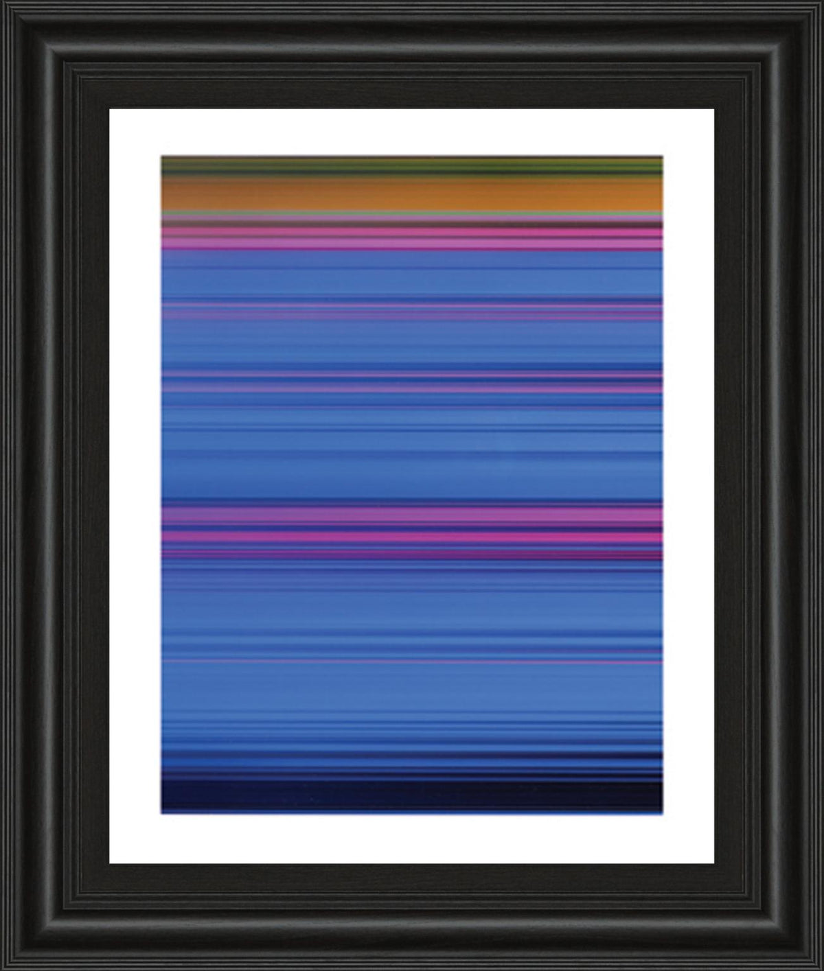 Abstract Blues By Mark Baker 22X26 Framed Print