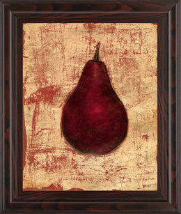 Crimson Pear  By Norman Wyatt, Jr. 22X26 Framed Print
