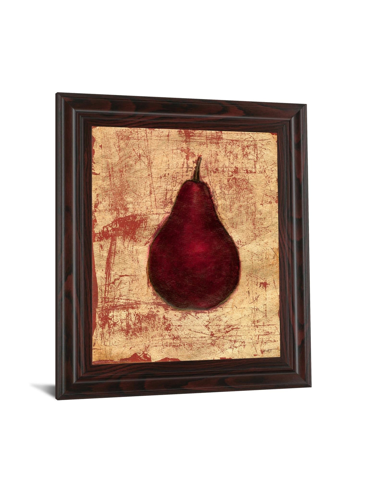 Crimson Pear  By Norman Wyatt, Jr. 22X26 Framed Print