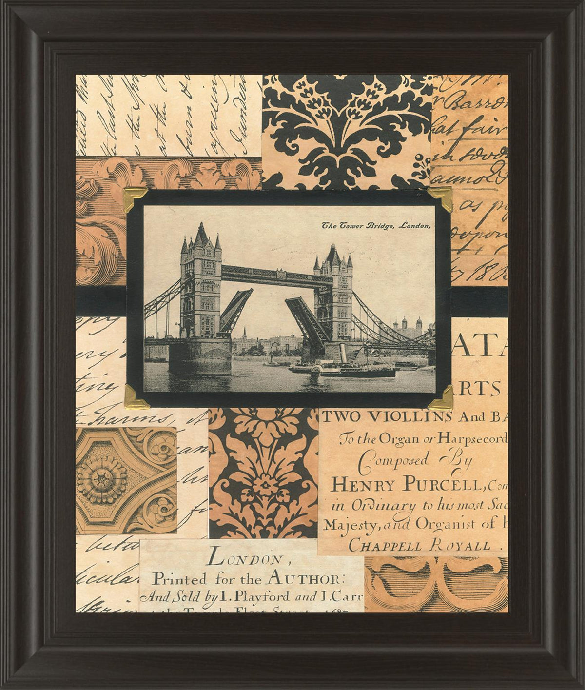 Travel Collage Ii By Gillian Fullard 22X26 Framed Print