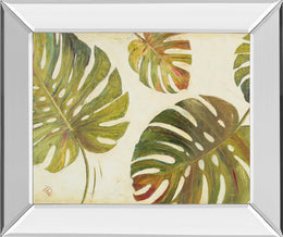 Mirrored Frame Organic I By Patricia Pinto 22X26 Mirror Frame Print
