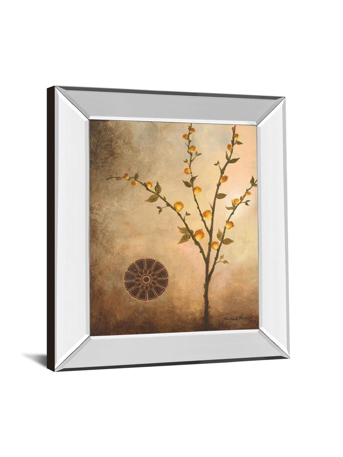 Mirrored Frame Fall Stem In The Light By Michael Marcon 22X26 Mirror Frame Print
