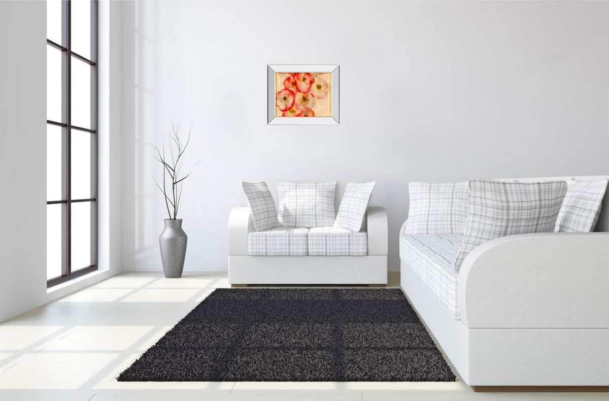 Mirrored Frame Papaver Dreams Iii By Harold Davis 22X26 Mirror Frame Print
