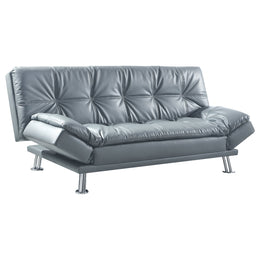 Dilleston Upholstered Tufted Convertible Sofa Bed Black