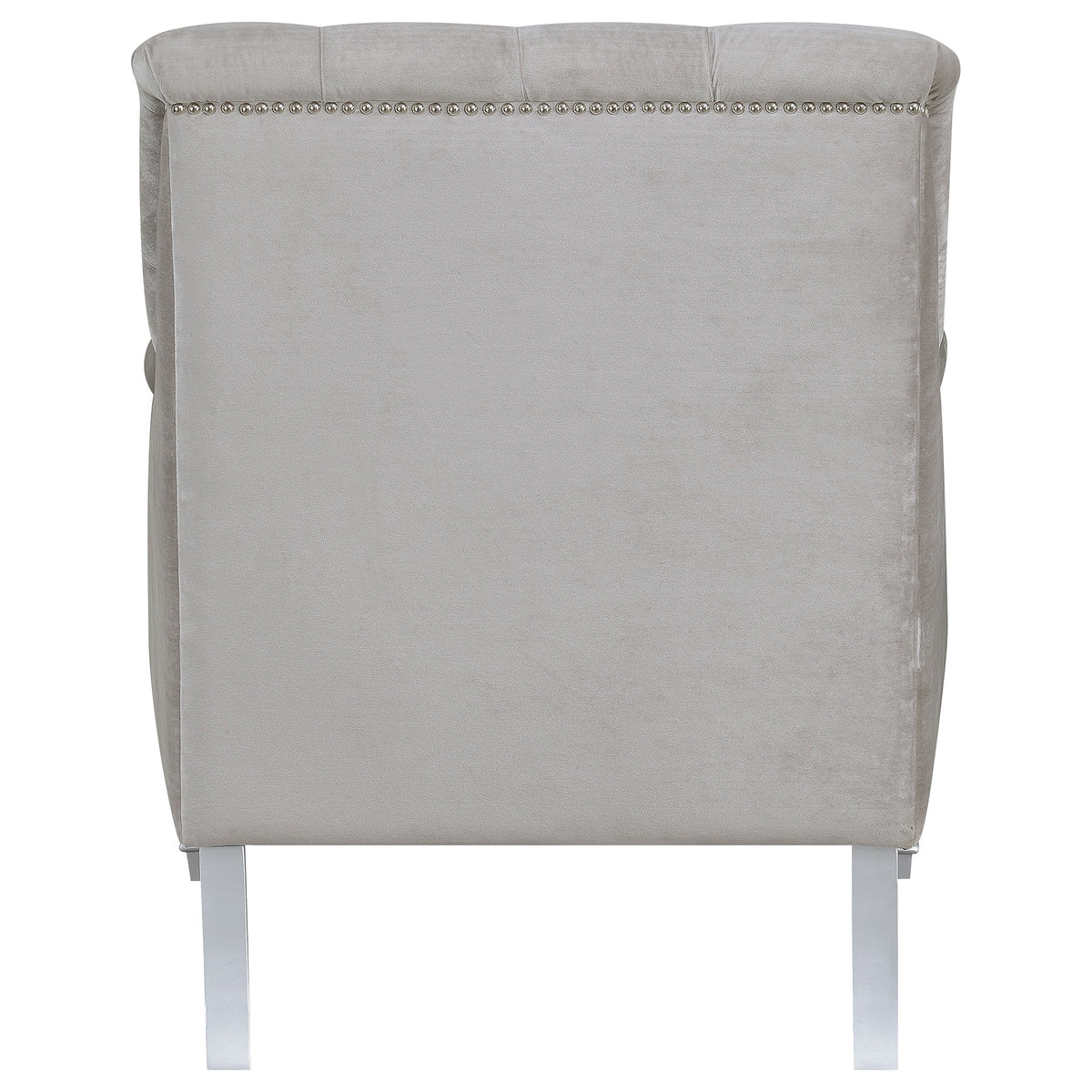 Avonlea Fabric Upholstered Sloped Arm Chair Grey Fabric