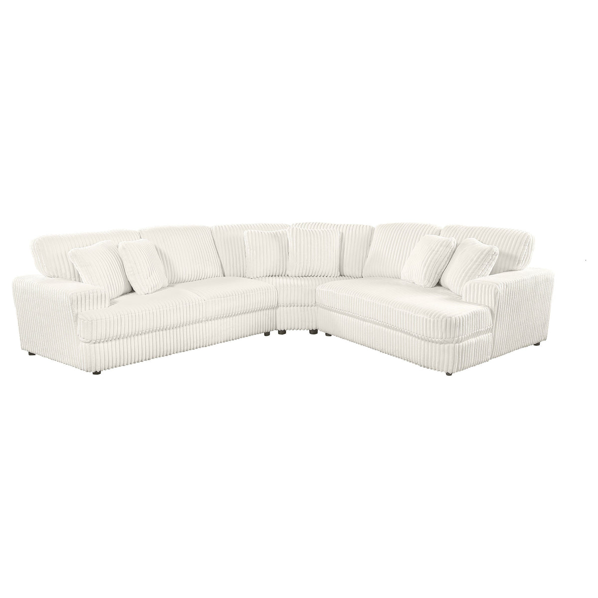 Emberson  Upholstered Modular Sectional Sofa Ivory