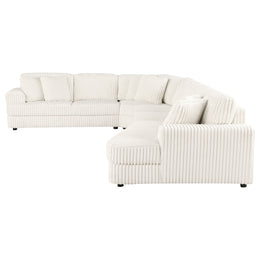 Emberson  Upholstered Modular Sectional Sofa Ivory