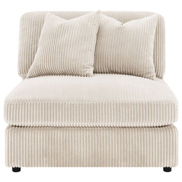 Blaine Upholstered Armless Chair Sand