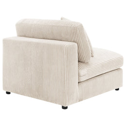 Blaine Upholstered Armless Chair Sand