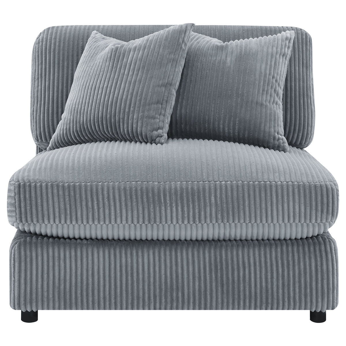 Blaine Upholstered Armless Chair Sand