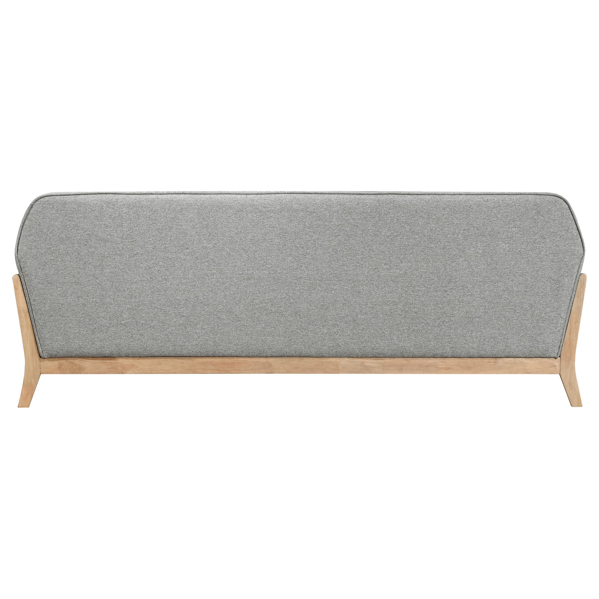 Vaughn Fabric Upholstered Flared Arm Sofa Grey