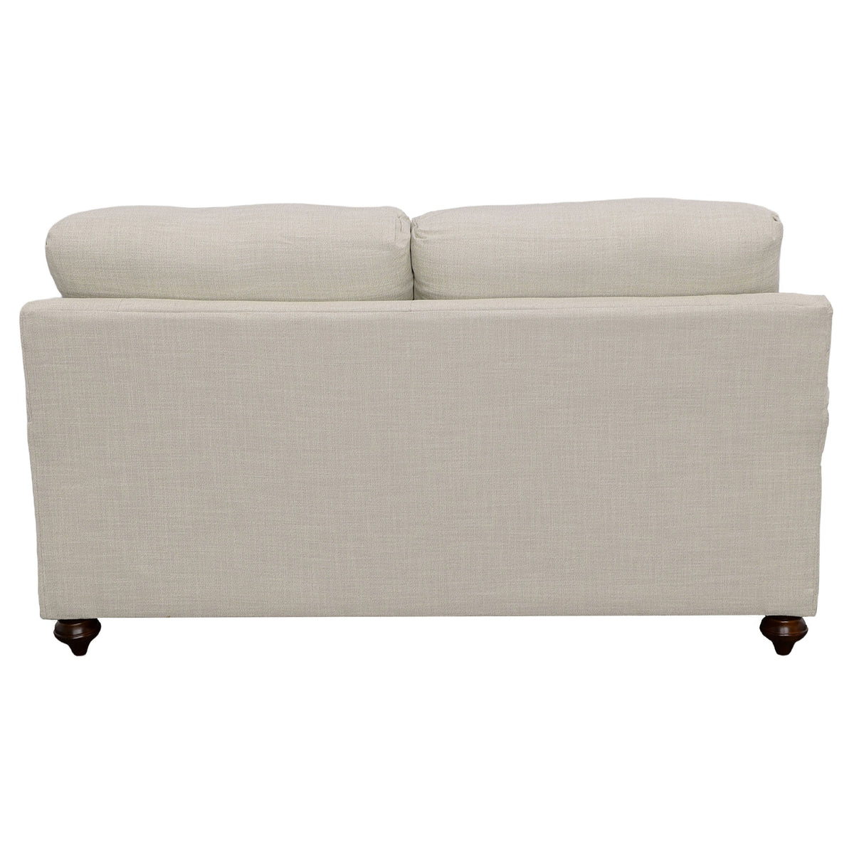 Glenn Upholstered English Arm Loveseat Light Grey and Blue