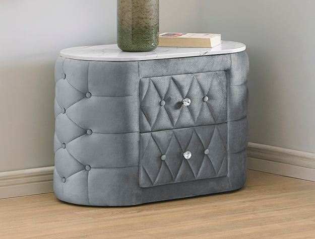 Voltare Night Stand Ivory