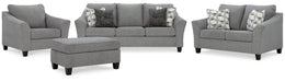 Mathonia Sofa, Loveseat, Chair and Ottoman