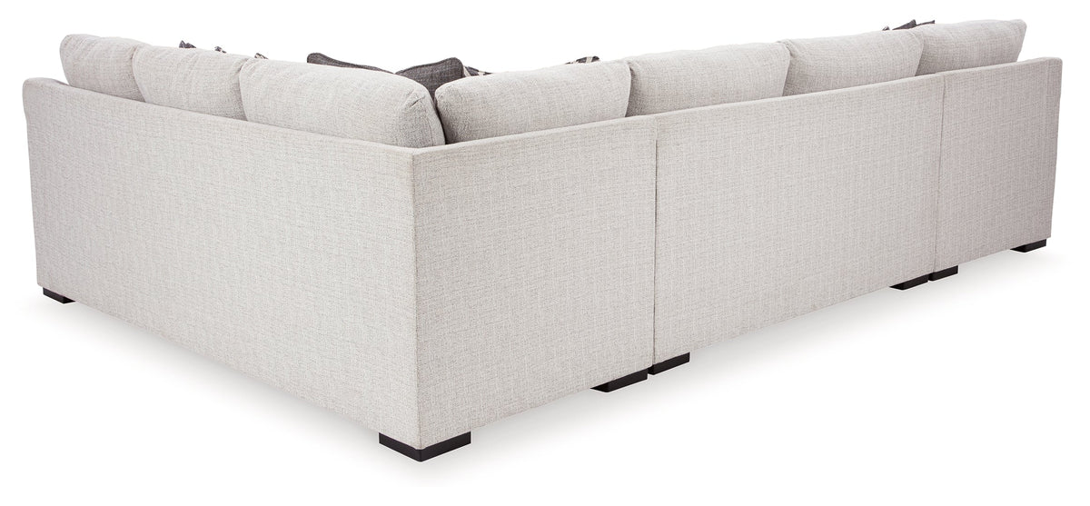 Koralynn 3-Piece Sectional with Ottoman