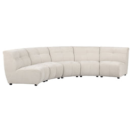 Charlotte  Upholstered Modular Sectional Sofa Ivory