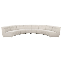 Charlotte  Upholstered Modular Sectional Sofa Ivory