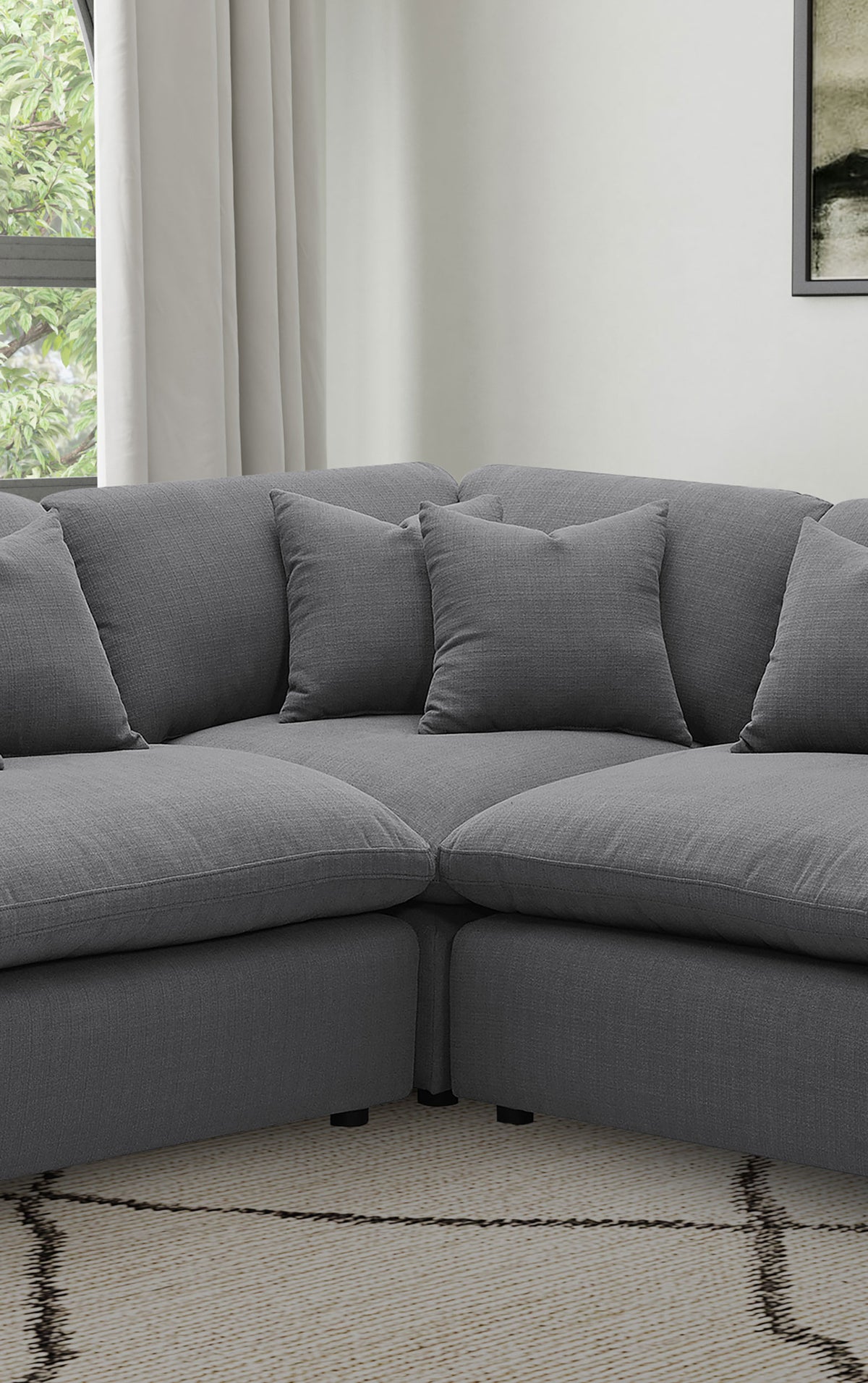 Hobson Upholstered Modular Sectional Sofa