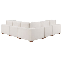 Lakeview  Upholstered Modular Sectional Chocolate