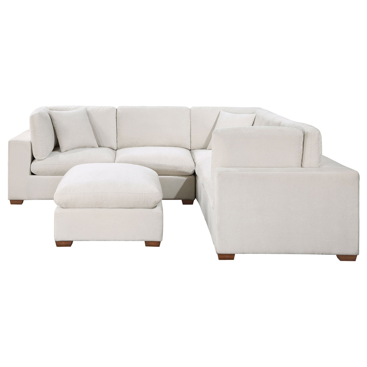 Lakeview  Upholstered Modular Sectional Chocolate